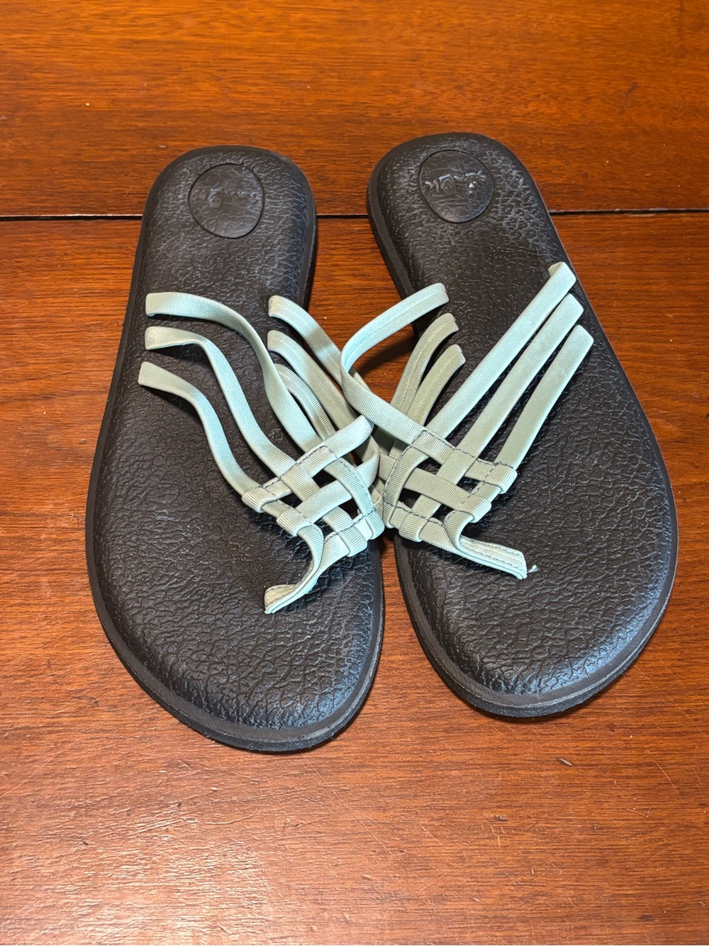 Sanuk Women’s Yoga Salty Flip Flop Green Size 5
